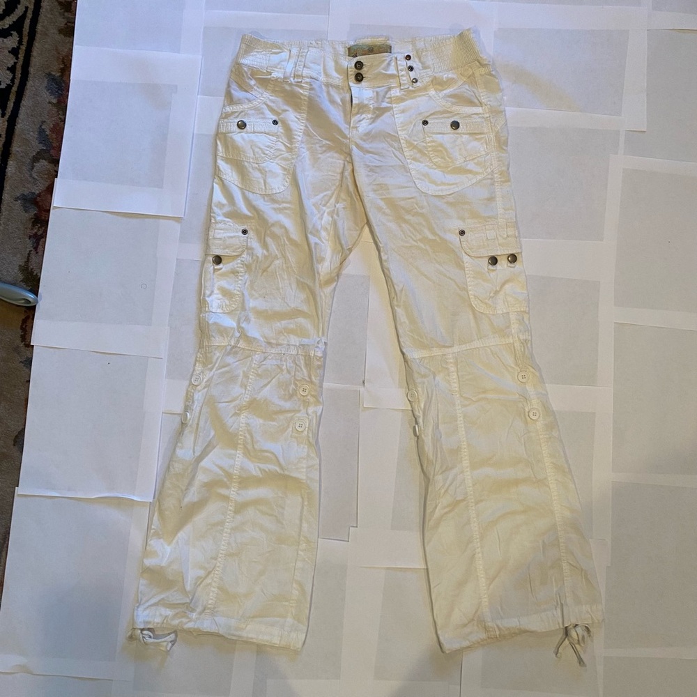 White cargo  pants